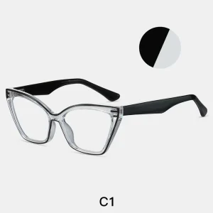 TR90 Square Anti-Blue Light Optical Eyeglass Frames with CP Temples