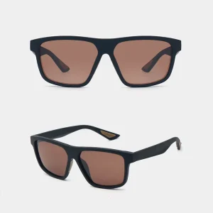 TR90 Square Polarized Sunglasses for Men UV400 Lightweight Running Sports
