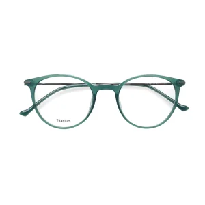 TR90 Titanium Optics Glasses Retro Oval Frame Fashionable Design For Men And Women Youth Eyeglasses