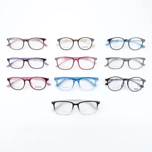 TR90 Transparent Eyeglasses Custom Thick Glass Frame Spectacle Mixed Reading Eyewear Optical Eye Glasses Frames Women Men