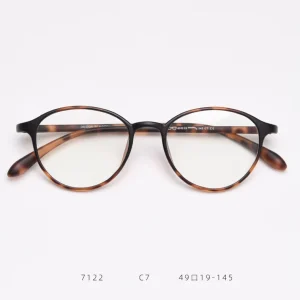 TR90 Unisex Slim Oval Red Optical Glasses Frame