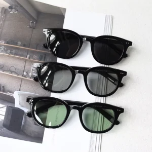 TR90-frame men’s rounded polarized sunglasses