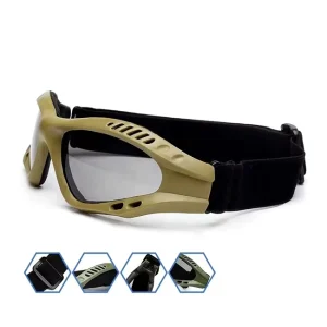 Tactical Glasses UV400 Protection Mens Shooting Hunting Goggles Ansi Z87 Safety Sports Sunglasses OEM Hiking Eyewear Custom Logo