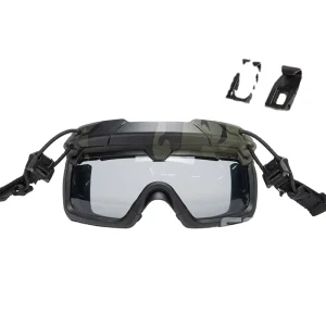 Tactical Helmet Safety Goggles Gray