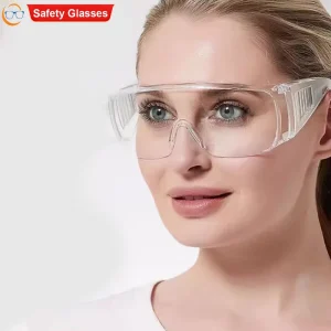 Tactical Sunglasses Prescription Protective Eye Wear PC Unisex UV400 Custom Square Anti Fog Clear Wrap Invisible Ink Goggles