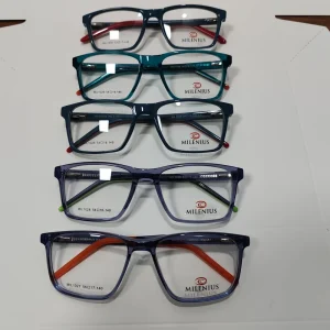Teenager Boys’ and Girls’ Acetate Optical Frames, Oversized Cartoon Style