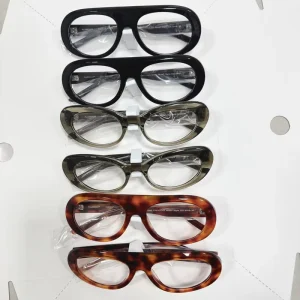 Thick Acetate Big Round Eyeglass Frames for Unisex