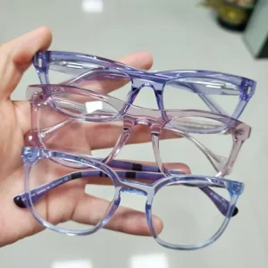 Thick Acetate Optical Frames with Spring Hinges