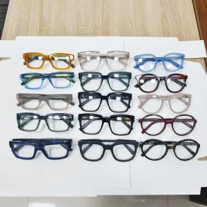Thick Acetate Optical Frames with Spring Hinges