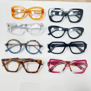 Thick Acetate Optical Frames with Spring Hinges
