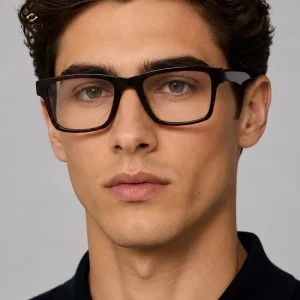 Thick Black Eyeglass Frames for Women