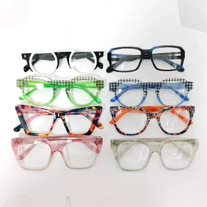 Thick Handmade Acetate Optical Glasses Frames for Women