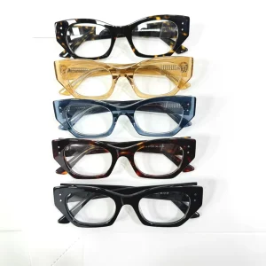 Thick Handmade Acetate Square Eyeglass Frames Mixed Styles Unisex