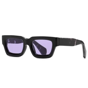 Thick Small-Frame UV400 Square Sunglasses PC Glasses for Women and Men