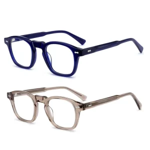 Thick Transparent Square Eyeglass Frames