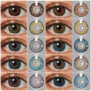 Three-Tone Color Contact Lenses Natural Yearly Lenses