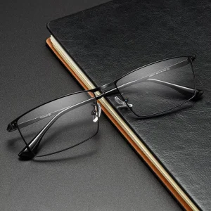 Titanium Business Casual Men’s Prescription Eyeglass Frames