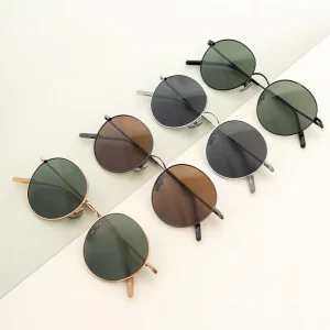 Titanium Lightweight Full-Rim Polarized Sunglasses
