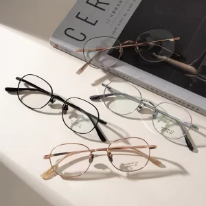 Titanium Metal Optical Eyeglass Frames for Men and Women