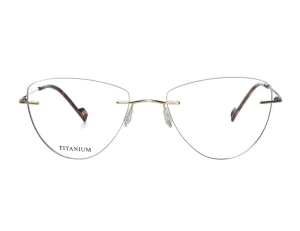 Titanium Rimless Optical Eyeglass Frames for Men Diamond Face Shape