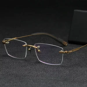 Titanium Rimless Optical Frames CS80816 for Men and Women