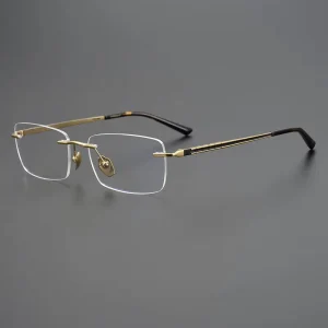 Titanium Rimless Optical Frames CS91103 for Men and Women