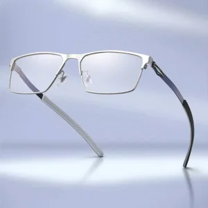 Titanium Sport-Style Optical Eyeglass Frame for Men