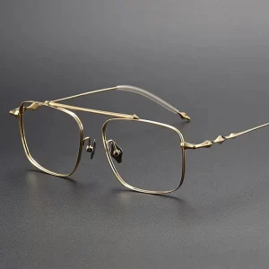 Titanium Square Adjustable Eyeglasses Frames Optical Eyewear