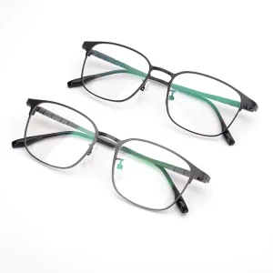 Titanium optical frame reading glasses with anti blue light blocking function eyeglasses