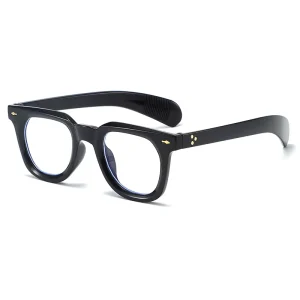 Tortoiseshell Anti-Blue Light Reading Glasses Full Frame Lightweight Small Face Square