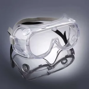 Transparent Four Hole Goggle Personal Protective Safety Glasses for Eye Protection