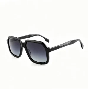 Trend Oversized Full Rim Sun Glasses Double Bridge Oval Pilot Thick Front Gradient UV400 Vacation Driving Eyewear