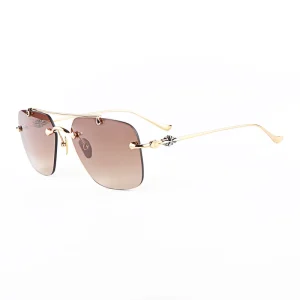 Trending Beach Work Rimless Sun Shade Glasses High Quality Freedom Unisex Titan pilot Luxury Brand Style Design Sunglasses