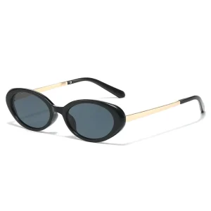 Trending New Oval Frames Uv400 Luxury Sunglasses Custom logo Classic Retro Sun Glasses Unisex