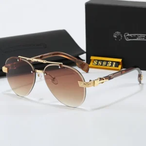 Trending Rimless Sunglasses Sleek Design Lightweight Frames UV400 Protection Fashionable Eyewear