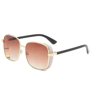 Trendy Flashing Women Sun Glasses China Good Quality Metal Sunglasses