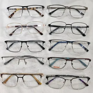 Trendy New Stock Clearance Metal Eyewear Unisex Frame Optical Eye Glass Men Mixed High Quality Spectacle Women Eyeglasses Frames