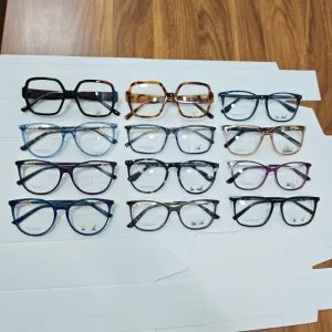 Trendy Spring Hinge Acetate Optical Frames Promotional High Quality Mix Batch Fashion Optical Eyeglasses