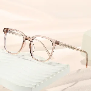 Trendy TR90 Computer Square Frame Glasses Fashion Oversized Transparent Prescription Unisex Glasses