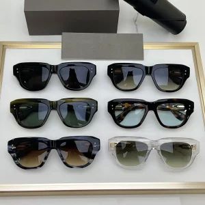 Trendy Vintage Thick Square Acetate Designer Sunglasses Women Oversized Multi Color UV400 Street Fashion Eyewear