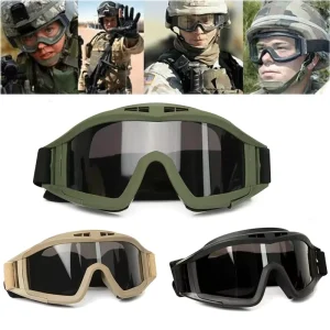Triple Anti impact Tactical and Safety Goggles Outdoor Causal Riding CS Sport Equipment Fashionable Eyes Protection Gear