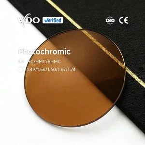Two-Piece HMC Photochromic Sunglass Lenses, 72/65 mm, 1.56