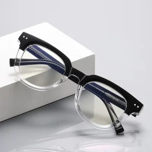 Twooo 2120 Classic Retro Blue Light Blocking Glasses Comfortable Tr90 Eyeglasses Frame