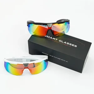 US Stock SNT STRIDE Sport Cycling Al Smart Glasses 8MP Camera Anti Shake Sunglasses Video Recording WiFi Transfer Smart Eyewear