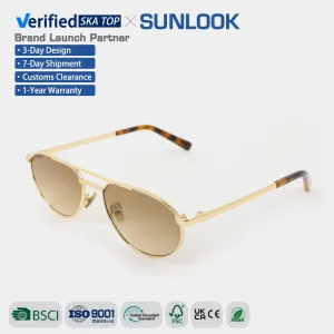 UV400 Acetate-Frame Sunglasses with CR39 Lenses, Unisex