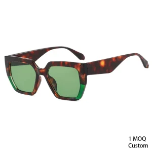 UV400 Logo Custom Unisex Sunglasses with Multi color Frames Light Weight Fashion Classic Cat Eye Design 1pc