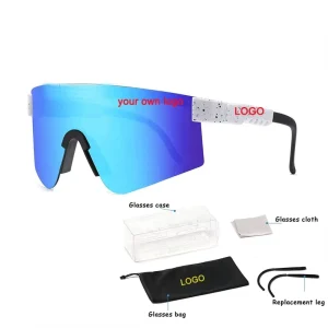 UV400 Oversized Bicycle Sunglasses for Men and Women Outdoor Sports