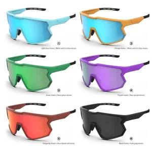 UV400 Polarized Cycling Sunglasses with TR90 Frame, Custom Logo