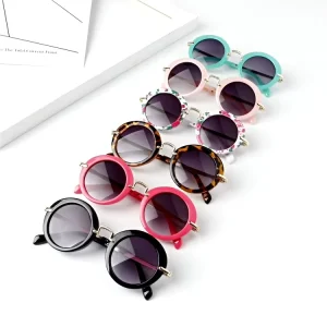 UV400 Polarized Kids Sunglasses PC Frame Custom Logo