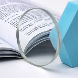 UV400 Protection Polycarbonate Single Vision HC HMC Coating Two piece 70mm Diameter Blue Cut UV420 Anti Blue Optical Lenses